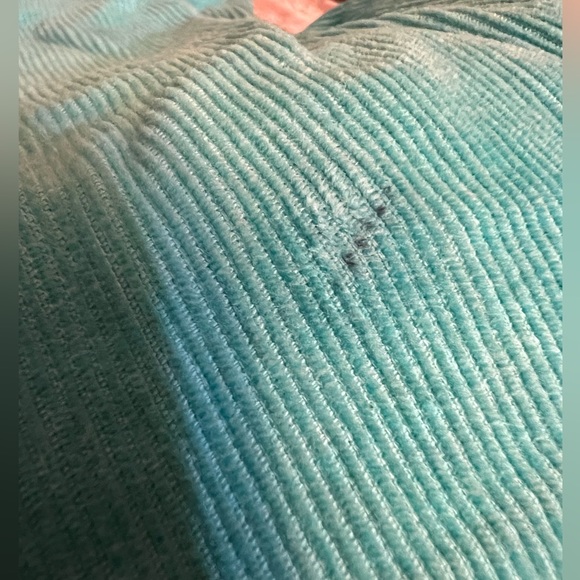 Vintage teal corduroy pants - Picture 4 of 5